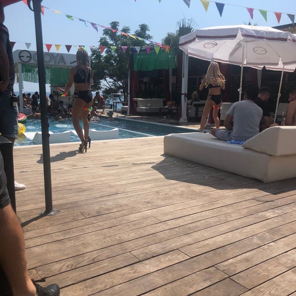 Photo taken at Goya Beach Club by Barış N. on 7/18/2020