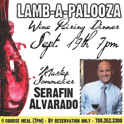 Will you be joining us for some lamb smacking goodness? $70 for a delicious 6 course wine pairing dinner.  #lambapalooza