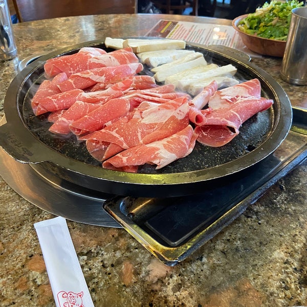 Photo taken at Hae Jang Chon Korean BBQ Restaurant by Lillian W. on 4/13/2022