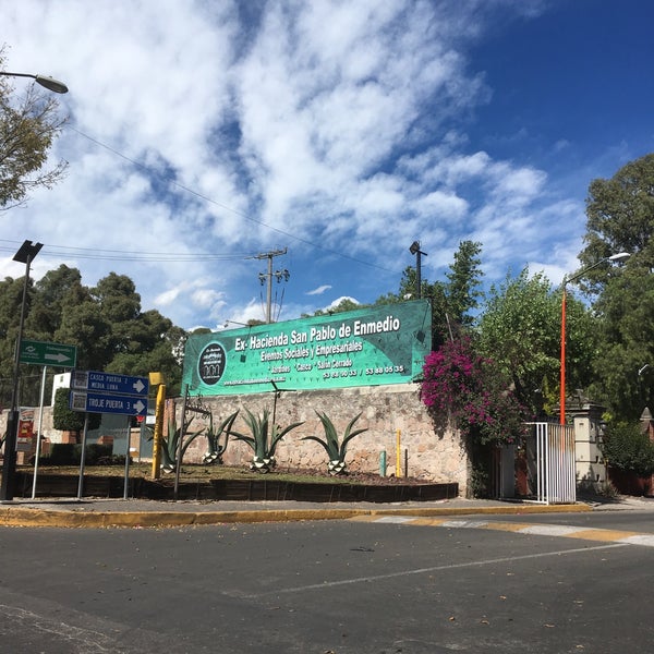 Photo taken at Ex Hacienda San Pablo de Enmedio by Nalleli H. on 12/4/2016