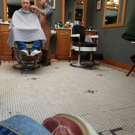 Photo taken at Temescal Alley Barbershop by Josh A. on 2/7/2013