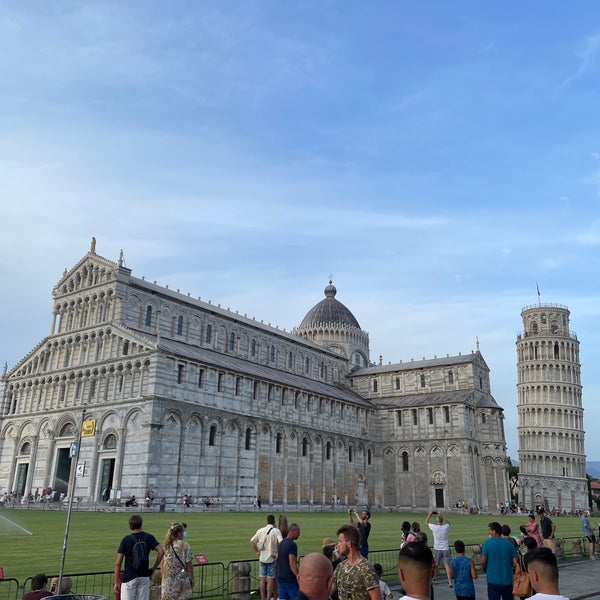 Photo taken at Piazza del Duomo (Piazza dei Miracoli) by Abdulmjeed on 8/10/2021