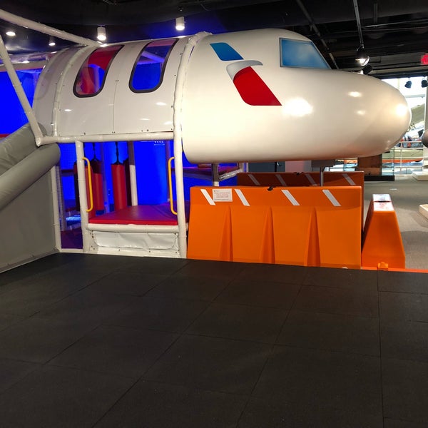 Updated September 2018, the museum has several new interactive exhibits and a playground that teaches kids how to exit a plane in an emergency.