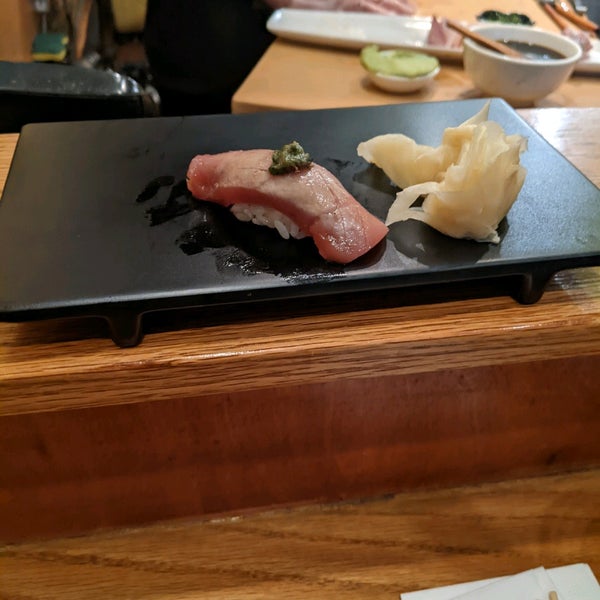 Photo taken at Tanoshi Sushi by Joe C. on 4/23/2022