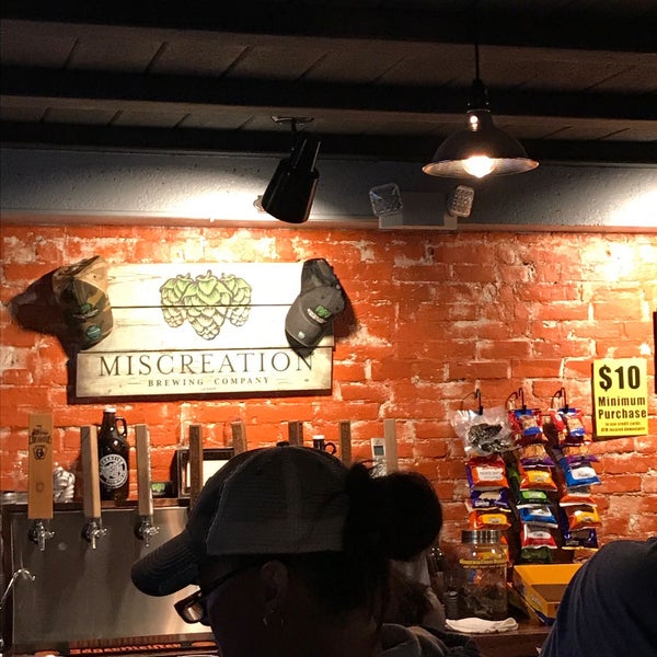 Photo taken at Miscreation Brewing Company by Tyler E. on 2/1/2018