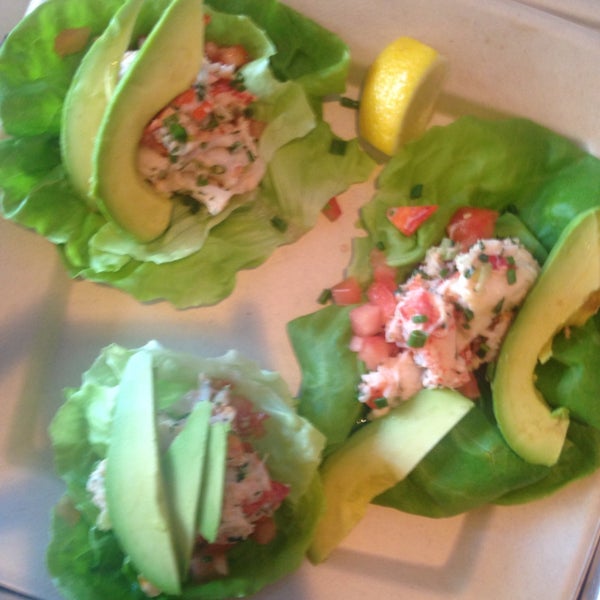 Great avocado lobster warps. But hot dogs are to simple.