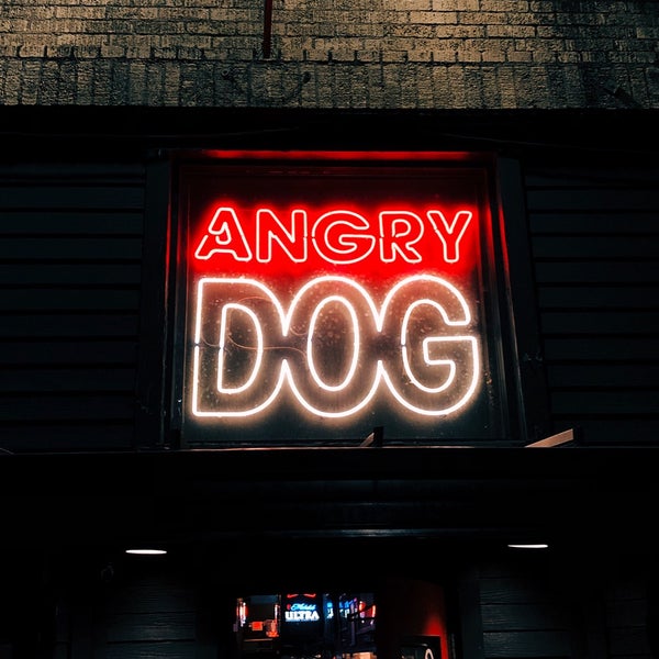 Photo taken at Angry Dog by Tim J. on 8/31/2019