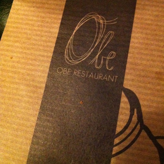 Das Foto wurde bei Obe Restaurant von Layers M. am 10/19/2012 aufgenommen