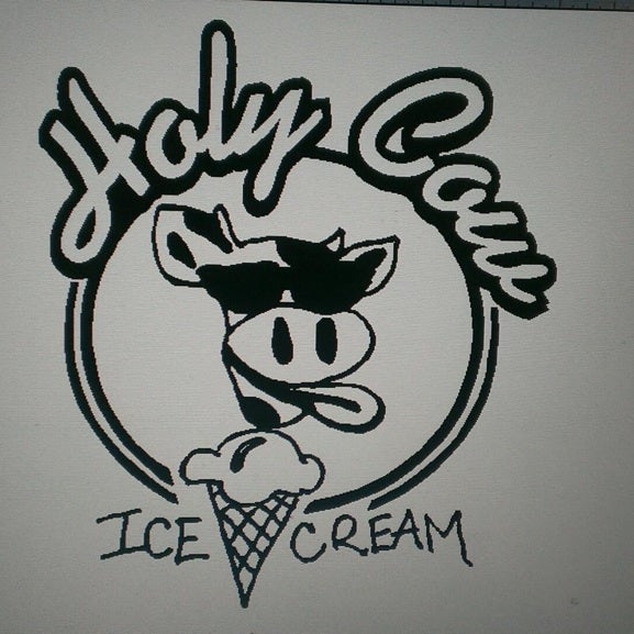5/11/2013 tarihinde Kelly C.ziyaretçi tarafından Holy Cow Ice Cream'de çekilen fotoğraf