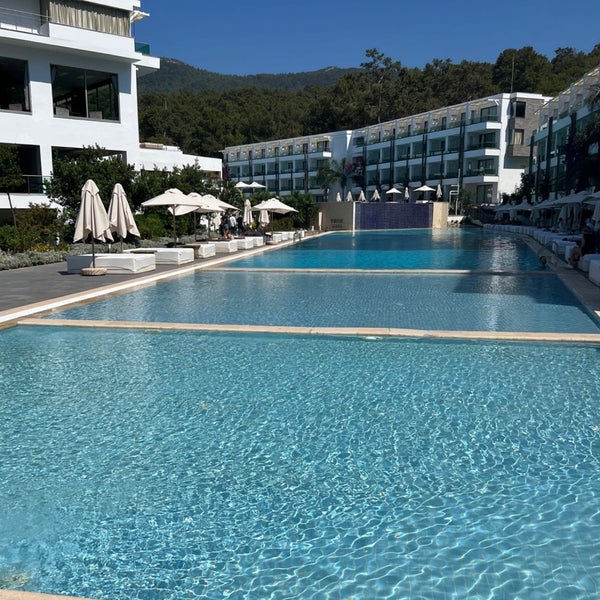 Das Foto wurde bei Thor Luxury Hotel &amp; SPA Bodrum von Meryem O. am 6/20/2022 aufgenommen