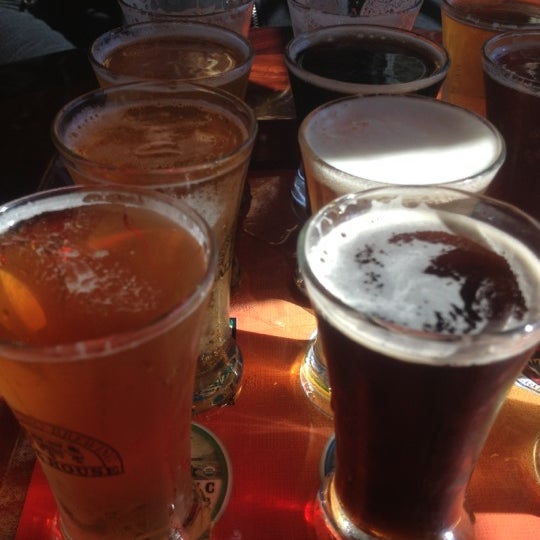 Photo taken at Mendocino Brewing Ale House by Anthony E. on 10/28/2012