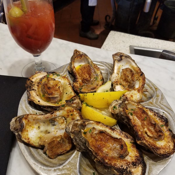 Bourbon house oysters.