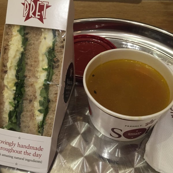 Photo taken at Pret A Manger by Marya A. on 1/8/2016