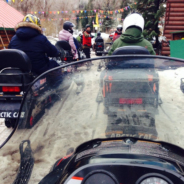 Photo taken at T-Lazy-7 Ranch &amp; Snowmobiles by Humaid on 3/19/2015