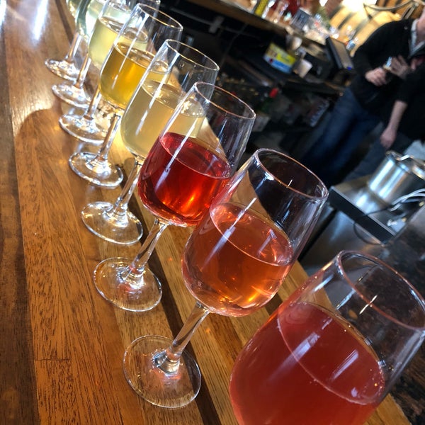 Photo taken at ANXO Cidery &amp; Tasting Room by Betsy M. on 4/7/2018