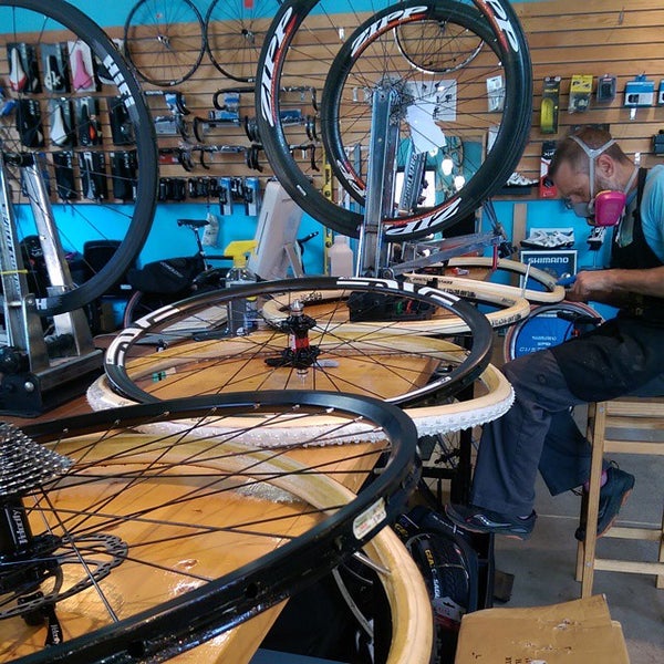 Photo taken at Portland Bicycle Studio by Molly C. on 10/10/2014