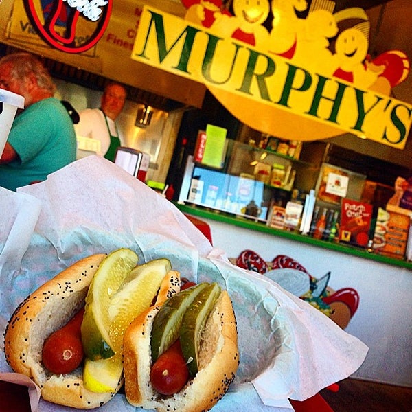 Photo taken at Murphy&#39;s Red Hots by Claudia B. on 7/23/2014