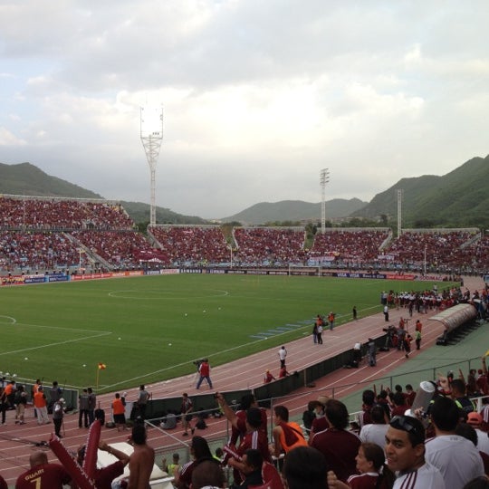 Photo taken at Estadio Olímpico Gral. José Antonio Anzoátegui by Juan Pablo G. on 6/9/2012