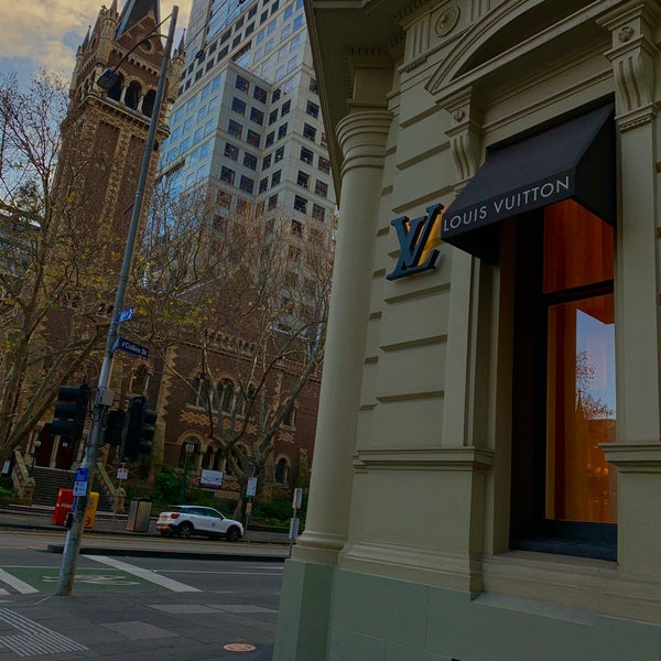 Louis Vuitton, Melbourne, View of 139 Collins Street, at th…