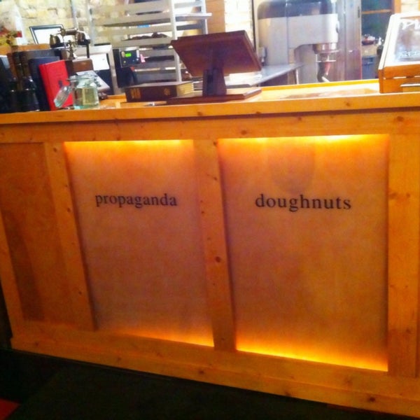 Photo taken at Propaganda Doughnuts by Schuyler E. on 2/16/2014
