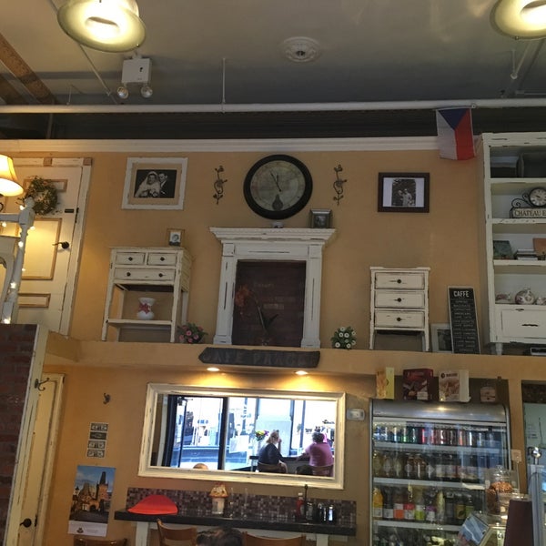 Photo taken at Café Prague by Olya G. on 9/16/2016
