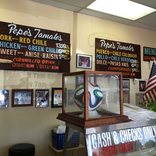 Pepe's Tamales Mexican Restaurant in El Paso