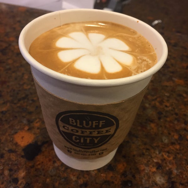 Photo taken at Bluff City Coffee by Elle on 3/10/2015