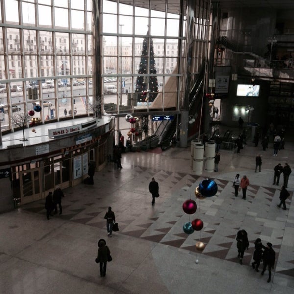Photo taken at Minsk Railway Station by Валерия С. on 12/6/2014