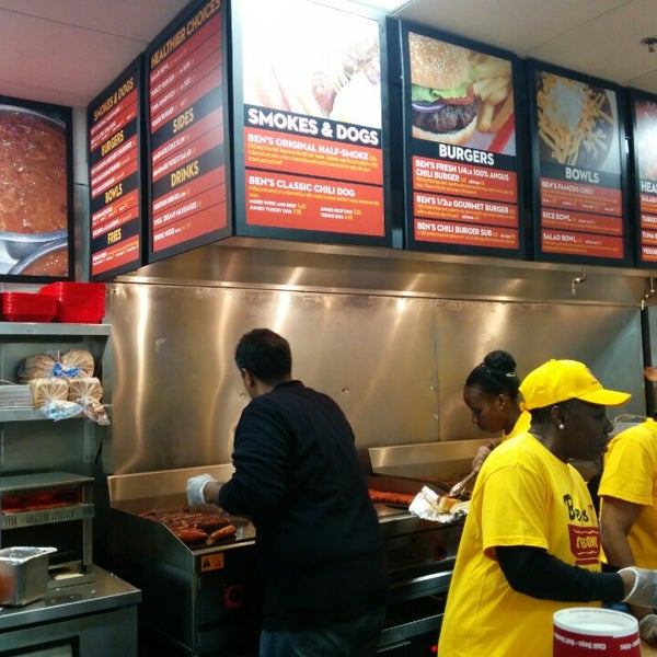 Photo taken at Ben&#39;s Chili Bowl by S G. on 3/6/2014