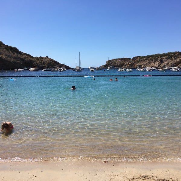 Cala Vedella Beach in Sant Josep de Sa Talaia Cala Vedella Beach in Sant Josep de Sa Talaia