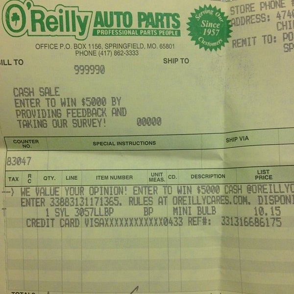 O Reilly Auto Parts Brighton Park 4740 South Kedzie