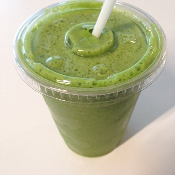 $4.5 Super K, green smoothie, is tasty and healthy.