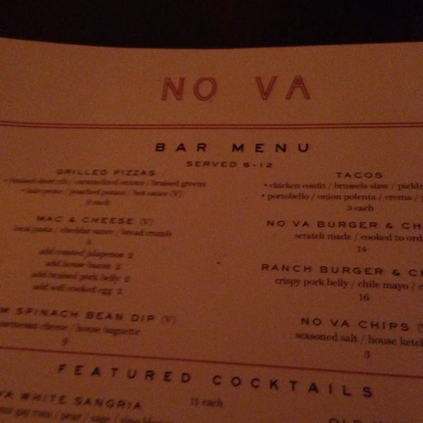 Foto tirada no(a) NO VA Kitchen &amp; Bar por Clancy H. em 4/18/2014