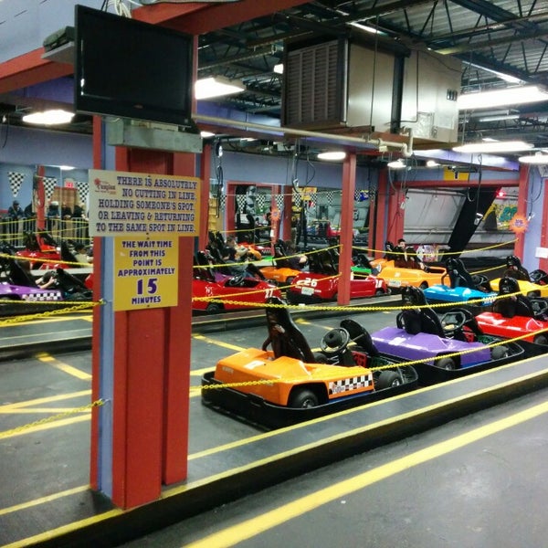 Photo taken at The Funplex by Andrew S. on 3/22/2015