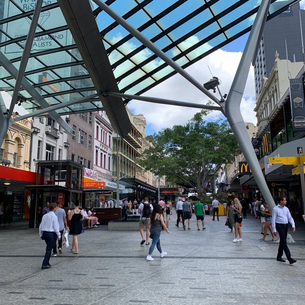 Photo taken at Queen Street Mall by Jenny Y. on 2/17/2020