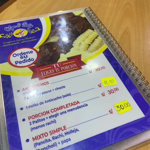 Anticuchería Olga & Betty Parrilla en Cercado de Lima