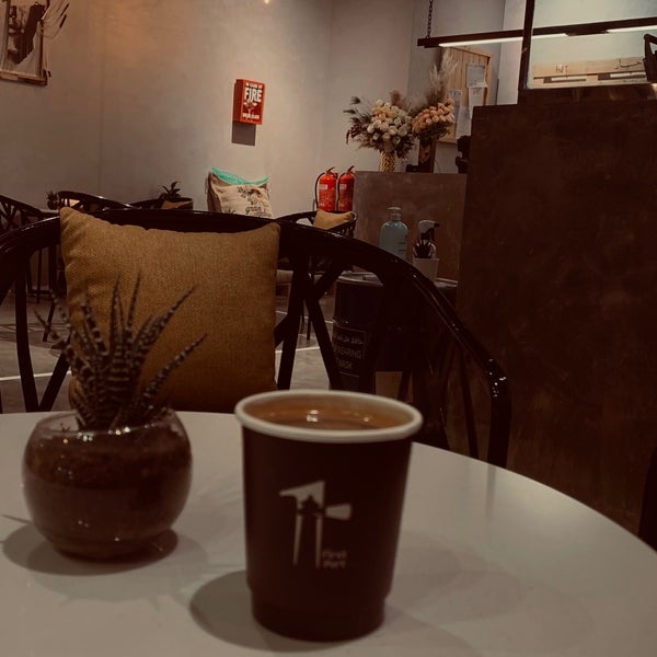 Photo taken at First Port Coffee by ebrahim m. on 3/28/2021