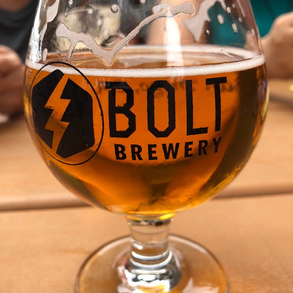Photo taken at Bolt Brewery by Meghan T. on 7/7/2018