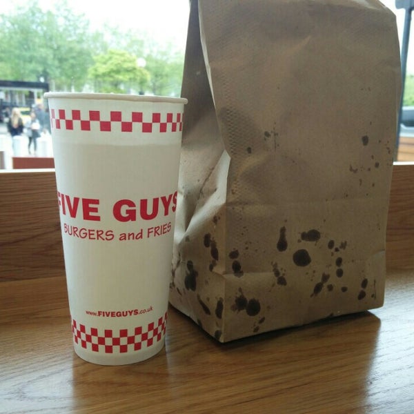 Photo taken at Five Guys by nige on 5/21/2016