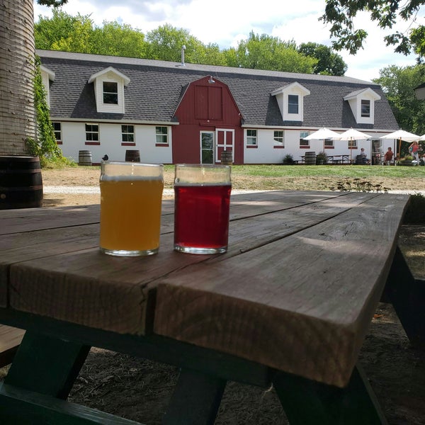 Photo taken at Fox Farm Brewery by Tina S. on 8/14/2022