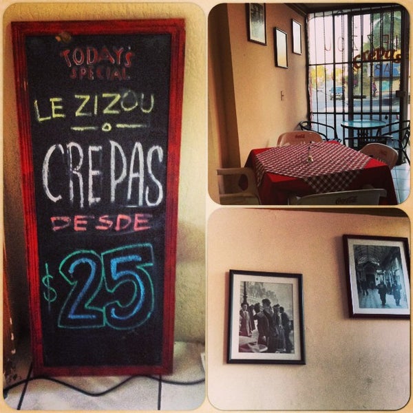 Photo taken at Le Zizou Crepas by Adriana A. on 4/21/2013