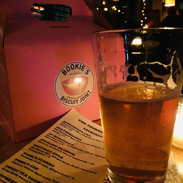 Happen to stop in while a pop-up is happening. Bookie’s Biscuit Joint! Supporting the community with a biscuit and a beer is a great end to my day. Bartenders are cool af. Hurry and get here.