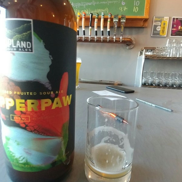 Photo taken at Upland Brewing Company Tasting Room by Thomas A. on 8/23/2018