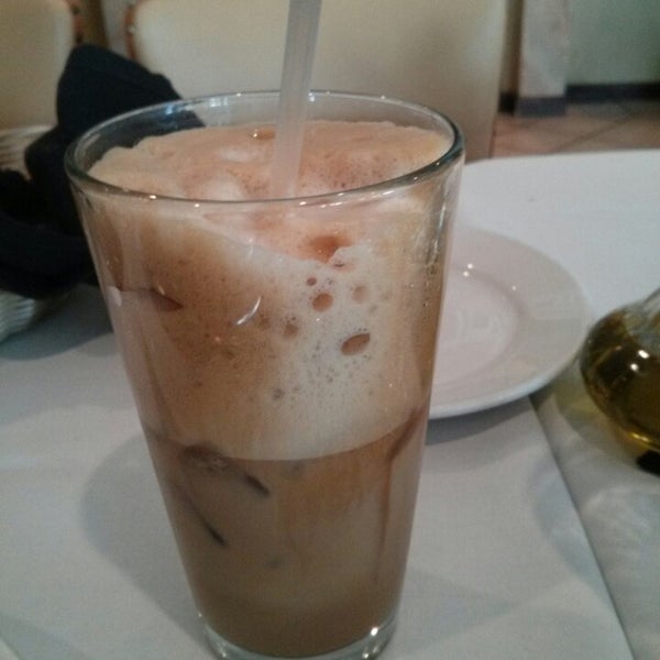 It's not on the menu but they have Greek frappes...with Nescafe from Greece.