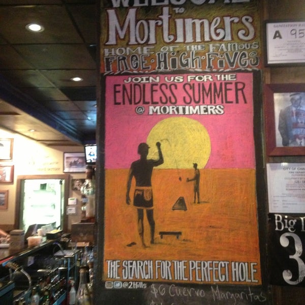 Снимок сделан в Mortimer&#39;s Cafe &amp; Pub пользователем Ashley B. 7/11/2013