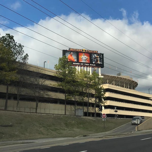 Neyland Thompson Boling Parking Garage In Knoxville