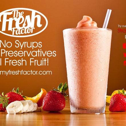 Delicious gourmet smoothies whenever you need a healthy snack.