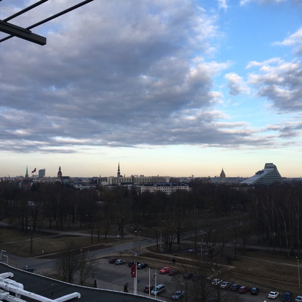 Photo taken at Bellevue Park Hotel Riga by Laura Q. on 3/24/2018