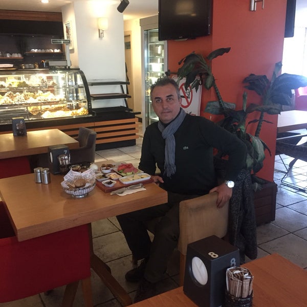Photo taken at Efes Cafe &amp; Patisserie by TC Özhan Z. on 1/8/2020