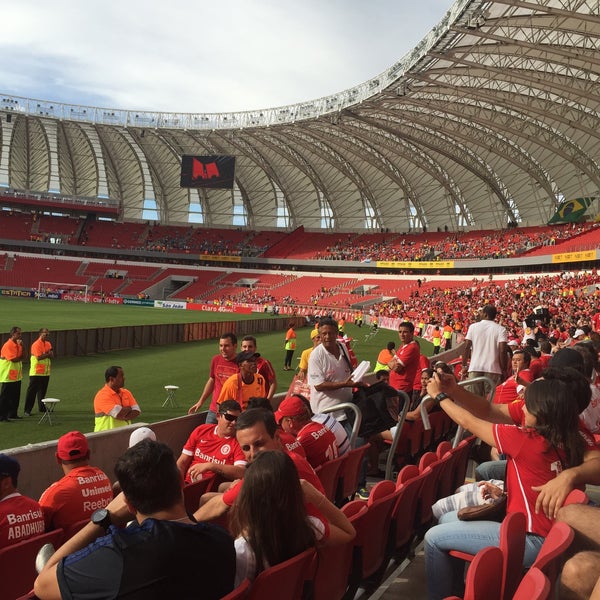 Photo taken at Beira-Rio Stadium by Renan W. on 3/1/2015